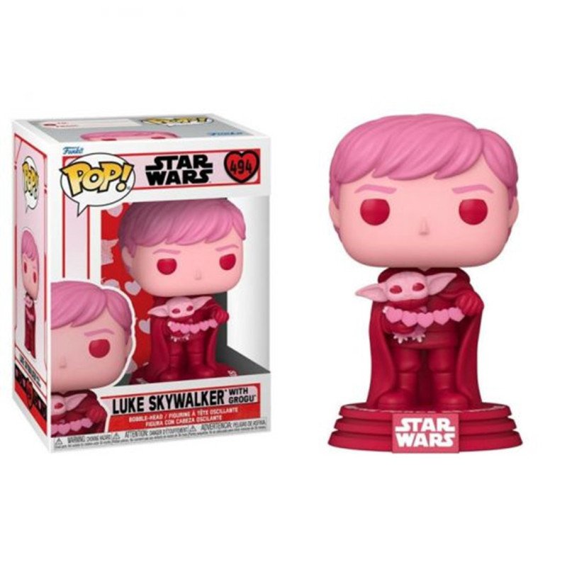 Funko pop star wars the mandalorian san valentin luke skywalker & grogu 60125
