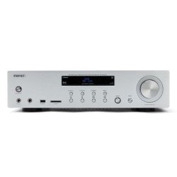 Amplificador estereo aiwa amu - 120bt 120w silver