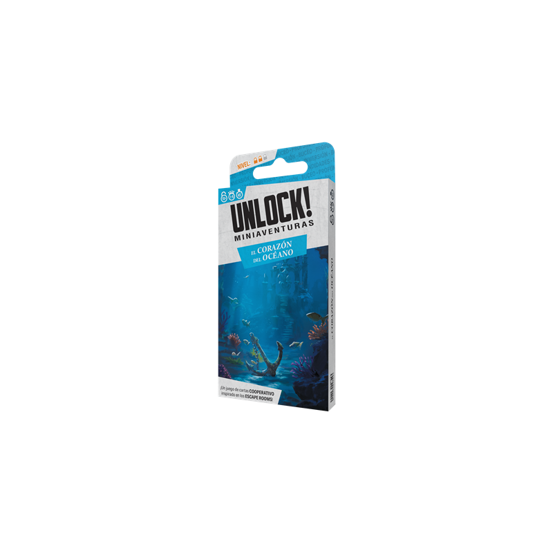 Juego de mesa unlock mini el corazon del oceano