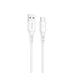 Cable qcharx lisbon usb a micro 24a - 1 m - pvc blanco
