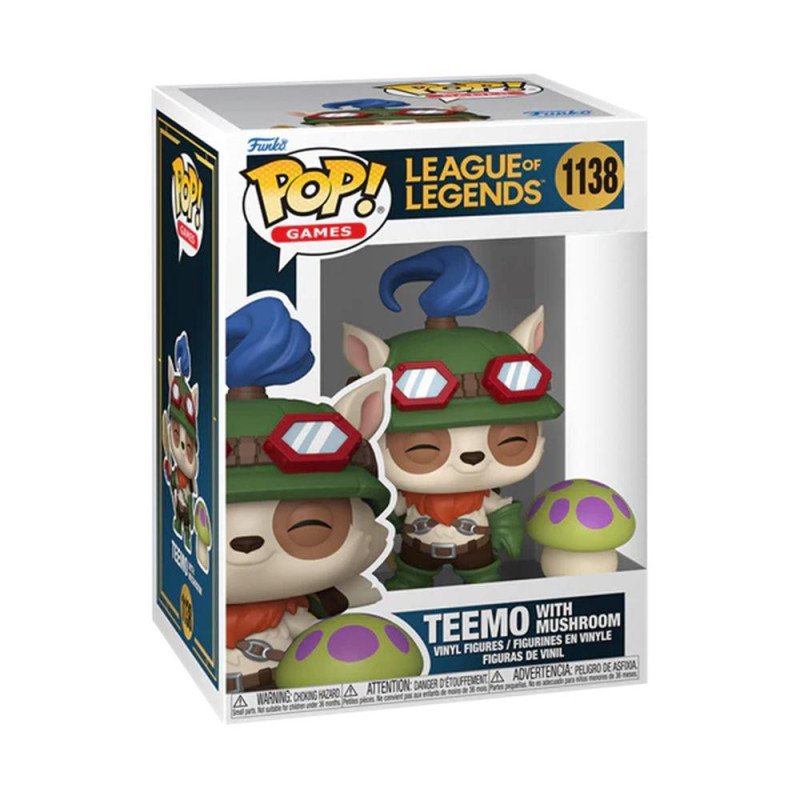 Funko pop & buddy league of legends teemo con champinon