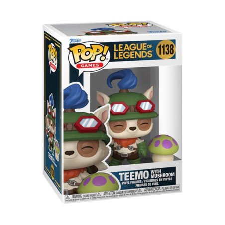 Funko pop & buddy league of legends teemo con champinon