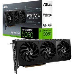 Tarjeta grafica asus prime rtx 5060 8gb gddr7 - 3x dp - 1x hdmi pci express 5.0