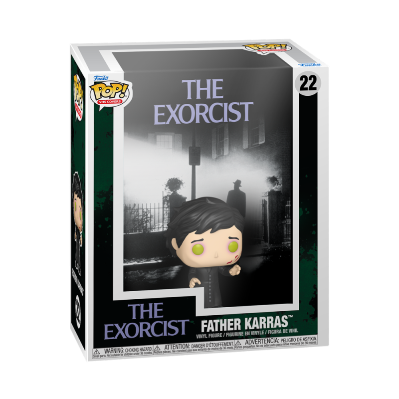 Funko pop vhs cover the exorcist damien karras