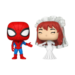 Funko pop marvel superhero couples spider - man & mary jane