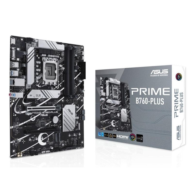 Placa base asus prime b760 - plus atx - 4x ddr5 - 4x sata3