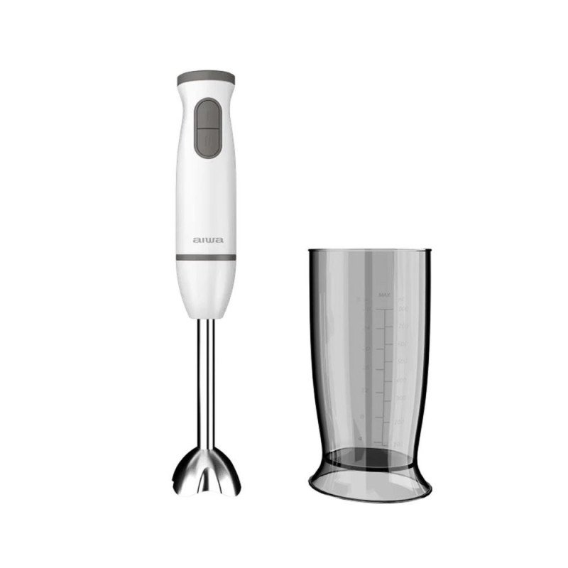 Batidora de mano aiwa kenkiri 800 600w + vaso 500ml