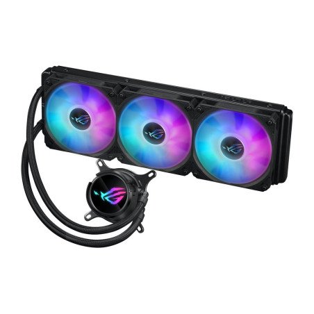 Kit refrigeracion liquida asus rog strix lc iii 360 argb 3x 120mm negro