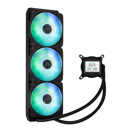 Kit refrigeracion liquida asus prime lc 360 argb 3x 120mm negro