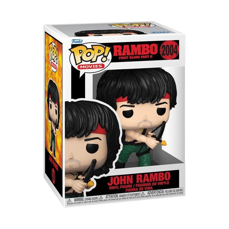 Funko pop movie rambo john rambo con arco con flecha explosiva