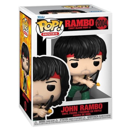 Funko pop movie rambo john rambo con arco con flecha explosiva