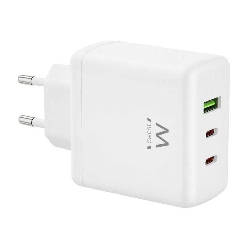 Cargador ewent ew1333 95w 2x usb tipo c - usb tipo a