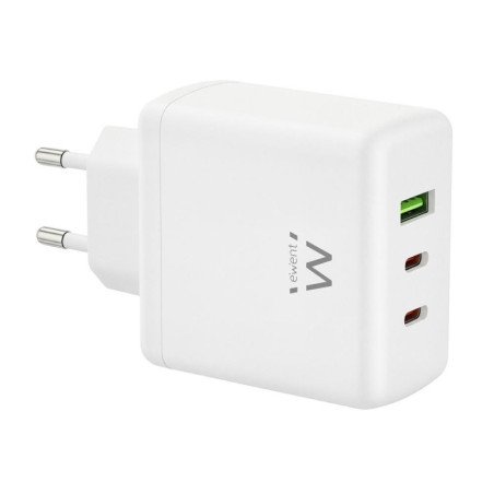 Cargador ewent ew1333 95w 2x usb tipo c - usb tipo a