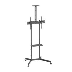 Soporte suelo con ruedas ewent vesa hasta 70 pulgadas 600x400mm max 45kg