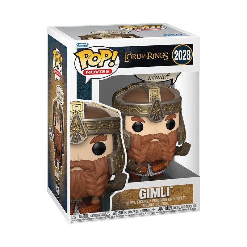 Funko pop sayings: el senor de los anillos gimli nobody tosses a dwarf