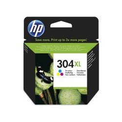 Cartucho tinta hp n9k07ae tricolor 304xl deskjet 3720 3721 3723 3730 3732 3752