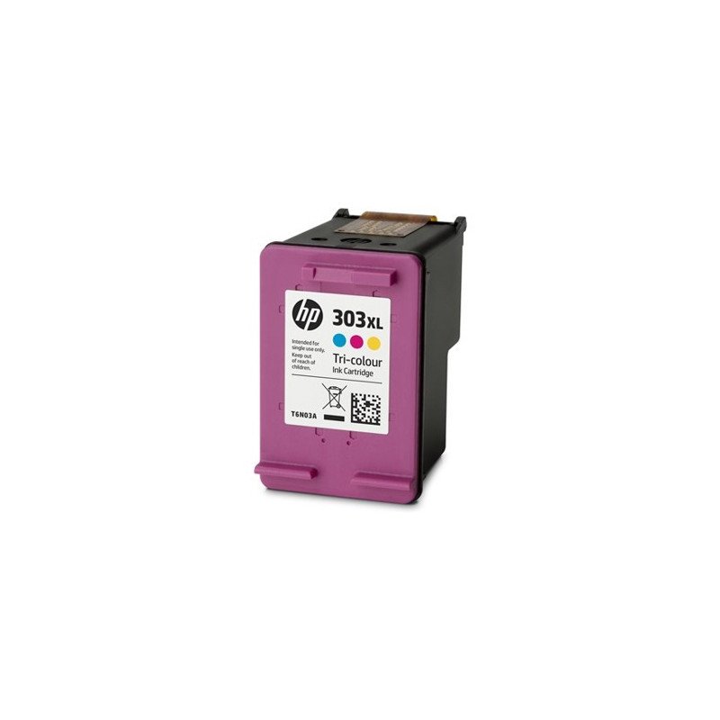 Cartucho tinta hp original 303xl t6n03ae tricolor cian magenta amarillo