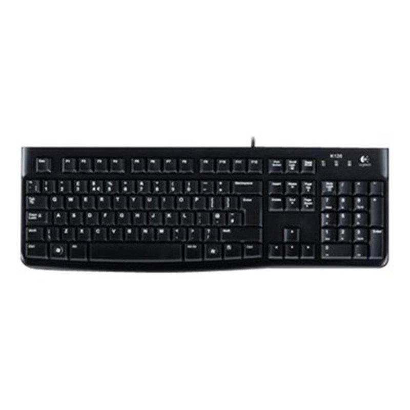 Teclado logitech k120 usb negro en ingles (eeuu)
