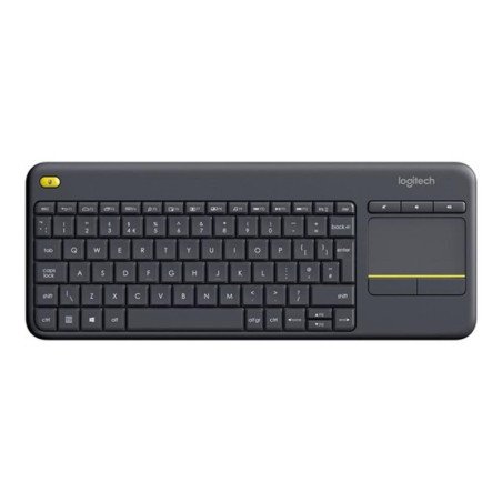 Teclado logitech k400 plus touch keyboard negro wireless inalambrico