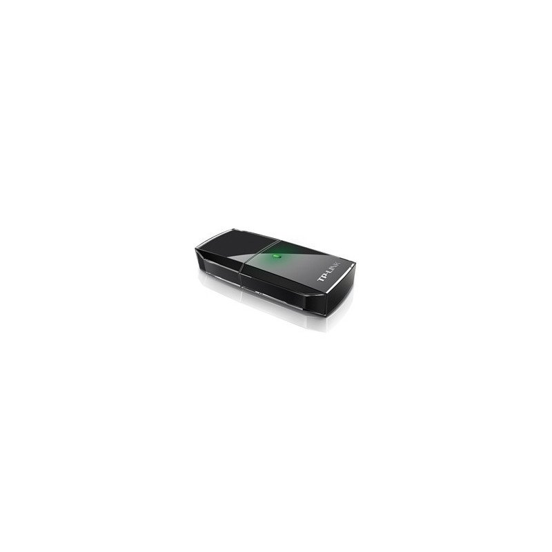 Adaptador usb 2.0 dual band wifi ac600 2.4 ghz y 5ghz tp - link negro