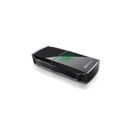 Adaptador usb 2.0 dual band wifi ac600 2.4 ghz y 5ghz tp - link negro