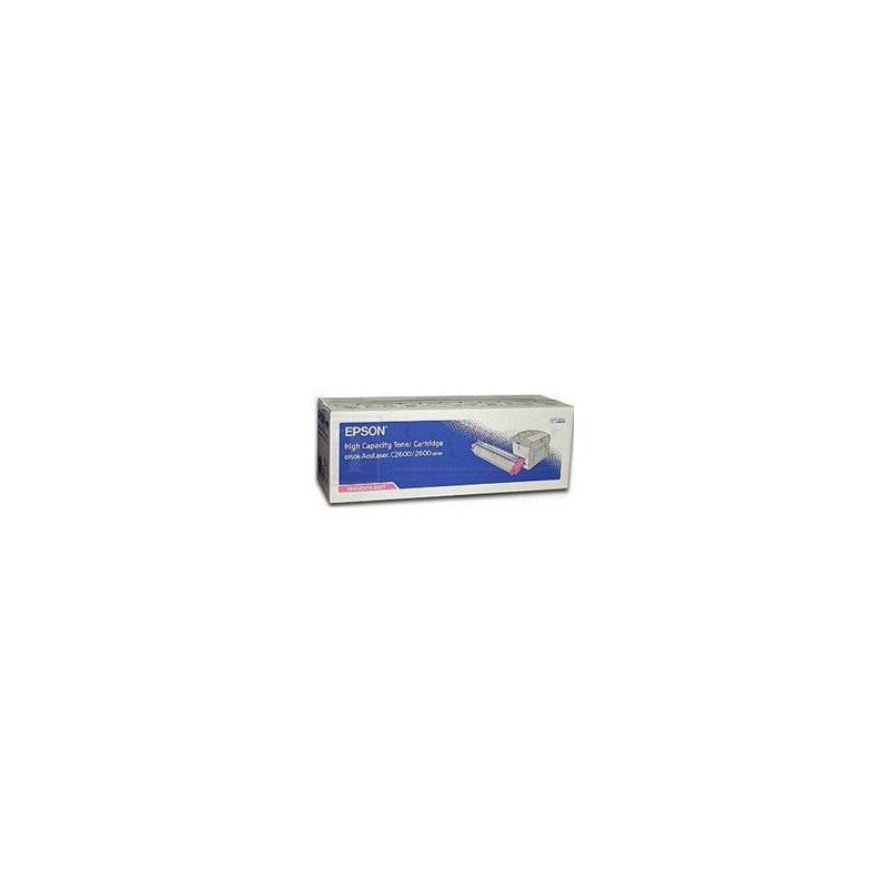 Toner tinta epson s050227 magenta de alta capacidad 5000 pag aculaser c2600xx