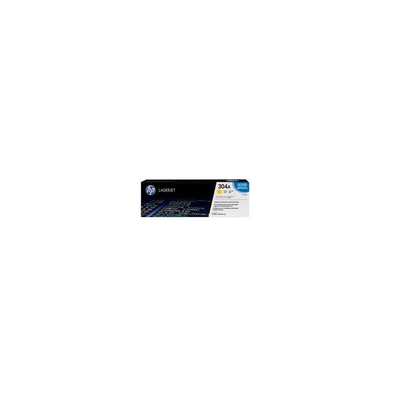 Toner hp 304a cc532a amarillo 2800 paginas cm2320 - cp2025