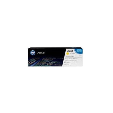 Toner hp 304a cc532a amarillo 2800 paginas cm2320 - cp2025
