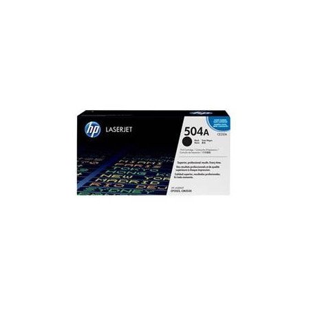 Toner hp 504a ce250a negro 5000 paginas cm3530 - cp3525