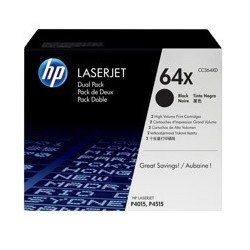 Toner hp ce250xd negro 10.500pag cnxxx - cpxxx paquete 2 unidades