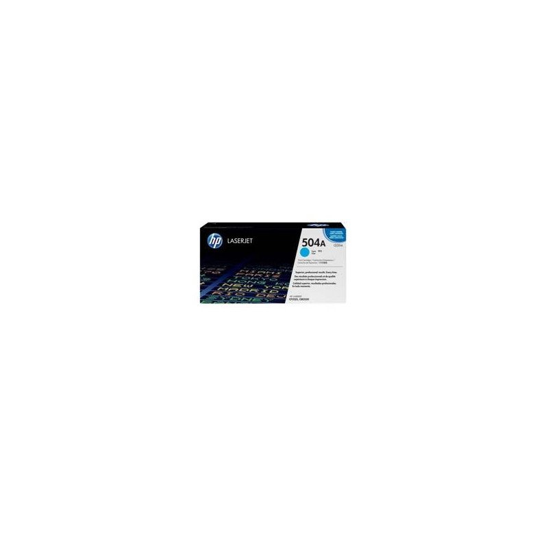Toner hp 504a ce251a cian 7000 paginas cm3530 - cp3525
