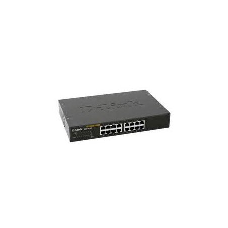 Switch 16port 10 - 100 - 1000 gibabit metal copper desktop switch d - link