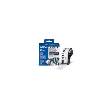 Etiquetas cinta continua brother blanca dk22210 29mmx30.48 ql - 1050 - ql - 1050n ql - 1060n ql - 500 ql - 500a - ql - 550 - ql