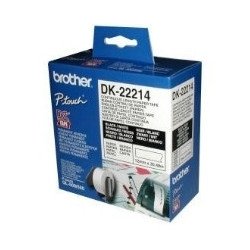 Etiquetas cinta continua brother blanca dk22214 12mm ql - 500a ql - 500bw ql - 560 ql - 570 ql - 580n ql - 1050 ql - 1060n
