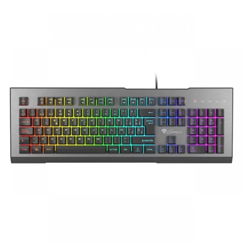 Teclado gaming genesis rhod 500 rgb espanol usb