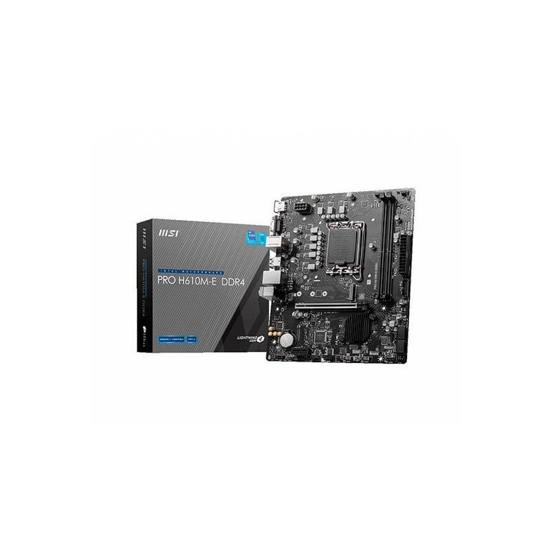 Placa base msi 1700 pro h610m - e ddr4 atx - 2x ddr4 - 4x sata3 - 2x usb 3.2 - 4x usb 2.0 911 - 7d48 - 007