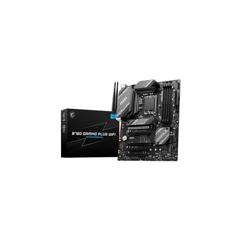 Placa base msi 1700 b760 gaming plus wifi atx - 4x ddr5 - 4x sata3 - 2x usb 3.2 - 1x usb tipo c - 4x usb 2.0 911 - 7d98 - 007