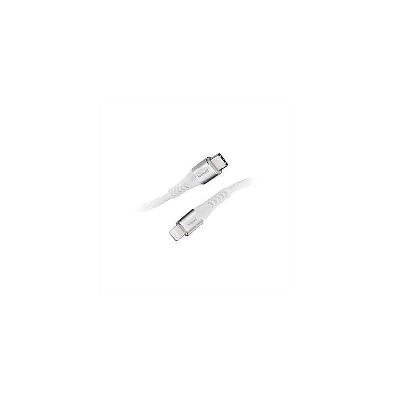Cable usb c a lightning intenso 1.5m c315l blanco