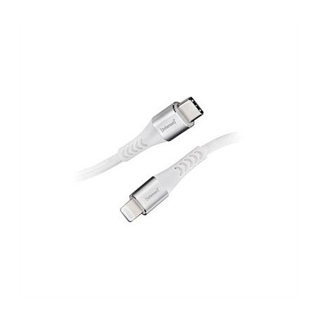Cable usb c a lightning intenso 1.5m c315l blanco