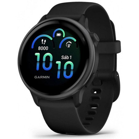 Smartwatch garmin vivoactive 6 amoled 8gb gps nfc monitor salud negro