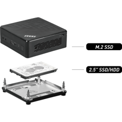 Adaptador hdd para mini ordenador msi cubi n 8gl ms - b17111 negro