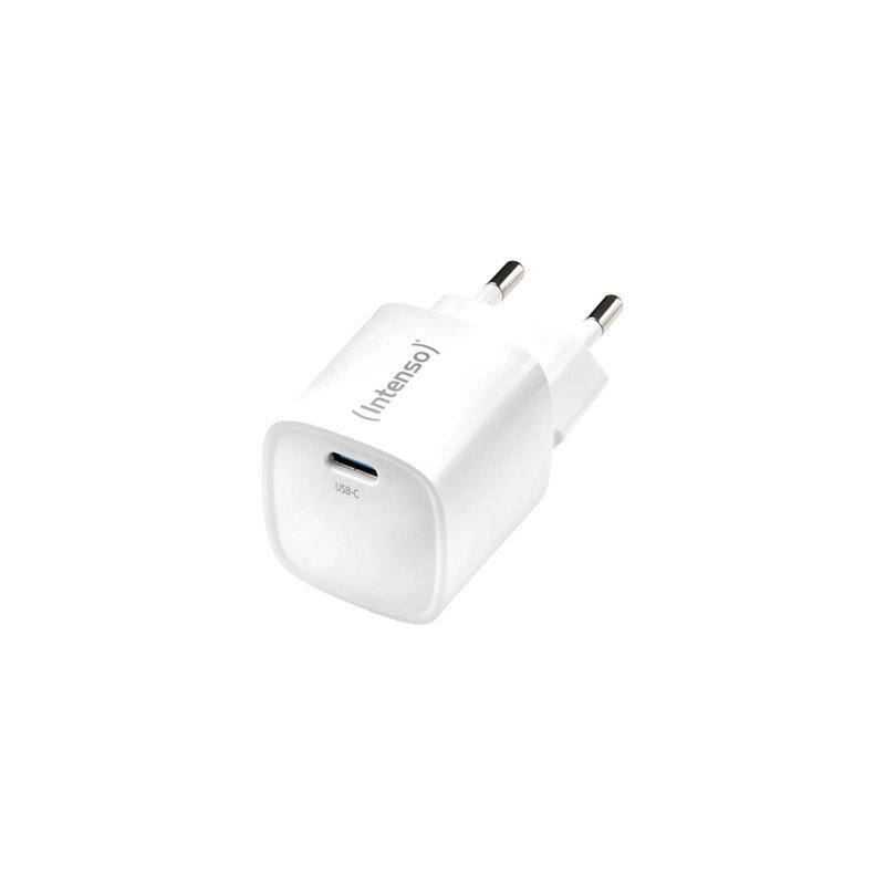 Cargador de pared intenso w30c2 gan 30w usb tipo c negro