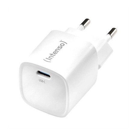 Cargador de pared intenso w30c2 gan 30w usb tipo c negro