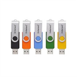 Memoria usb 3.2 intenso office line multipack 64gb 5 unidades