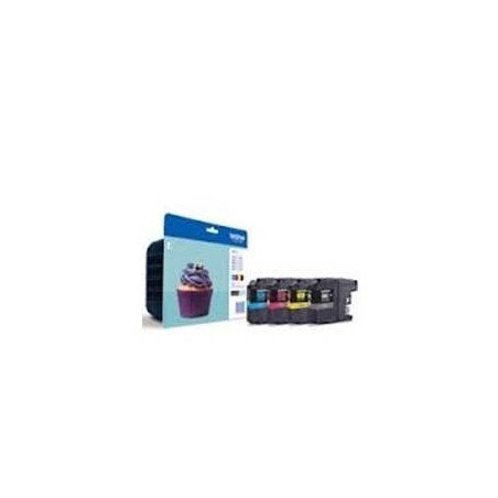 Pack cartuchos tinta brother lc123valbp negro cian magenta amarillo 600 paginas mfc - j870dw - mfcj470dw - dcpj152w - dcpj132w -