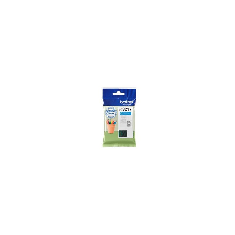 Cartucho tinta brother lc3217c cian 550 paginas mfcj5330dw - mfcj5730dw - mfcj6530dw - mfcj6930dw