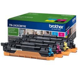 Toner brother tn243cmyk negro - cian - magenta - amarillo 1000 paginas