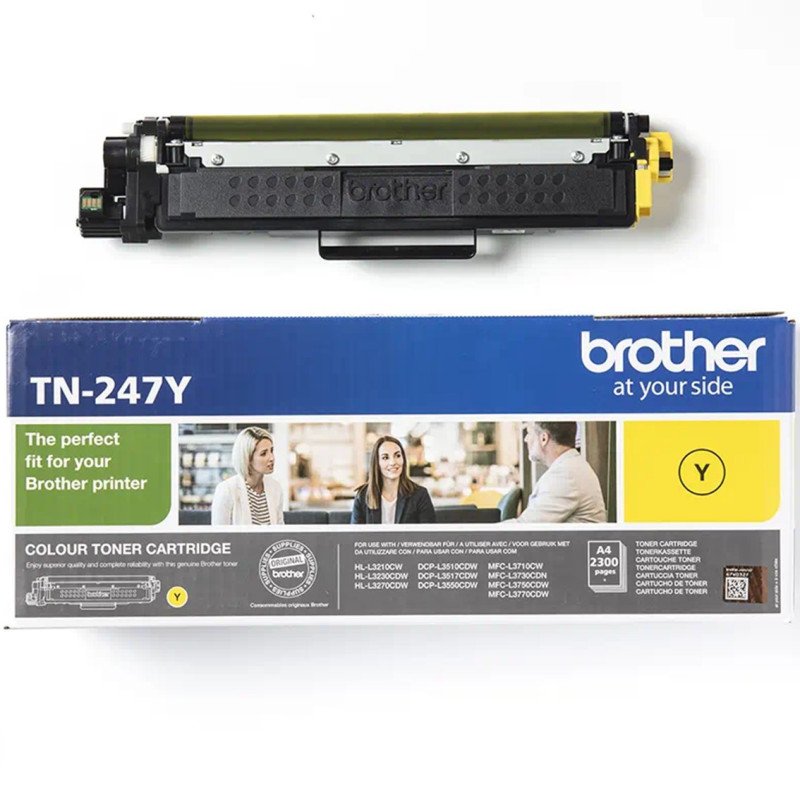 Toner brother tn247y amarillo 2300 paginas