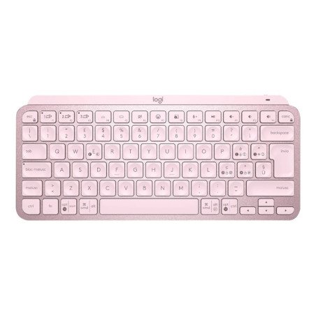 Teclado logitech mx keys mini rosa wireless inalambrico bateria