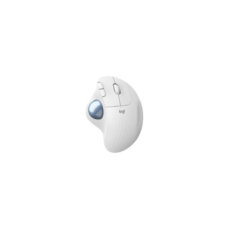 Mouse raton logitech ergo m575 bluetooth & wireless blanco